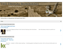 Tablet Screenshot of frugalburqueno.com